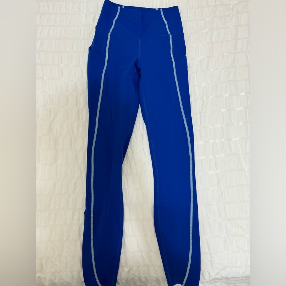 Blue Athletic Leggings